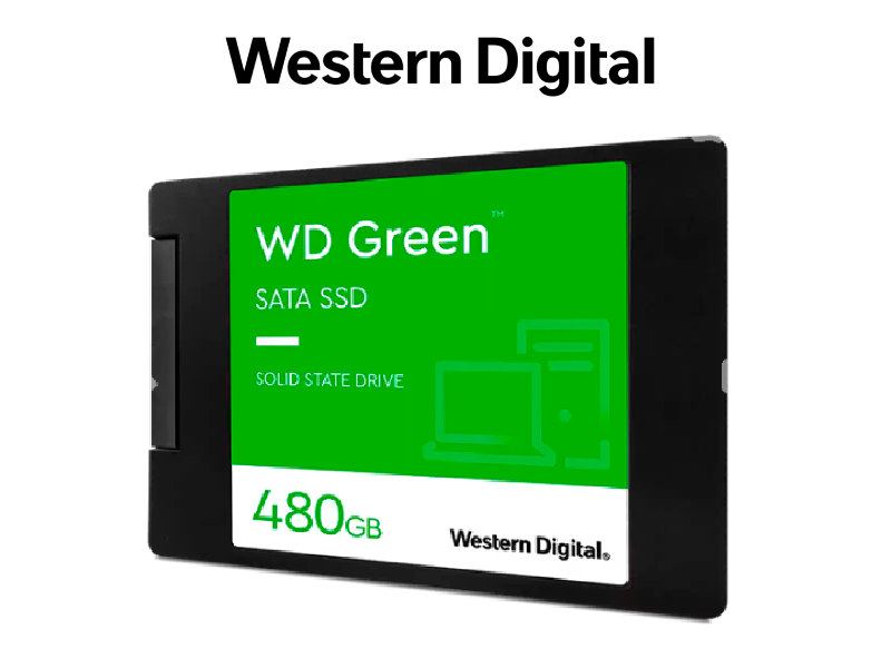 DISCO SOLIDO SSD 480GB WESTER DIGITAL SATA GREEN III 6GB P.N: WDS480G3G0A